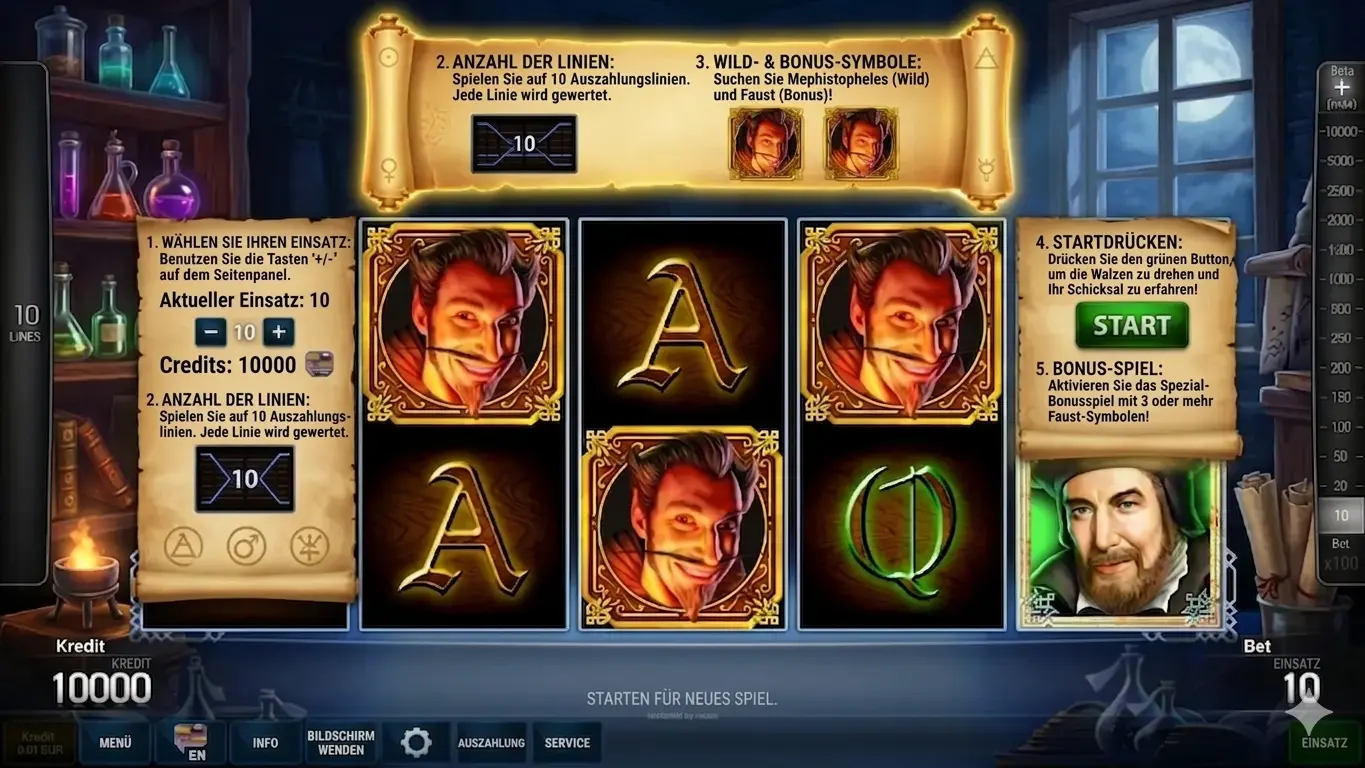 How to Play Faust Demo Slot